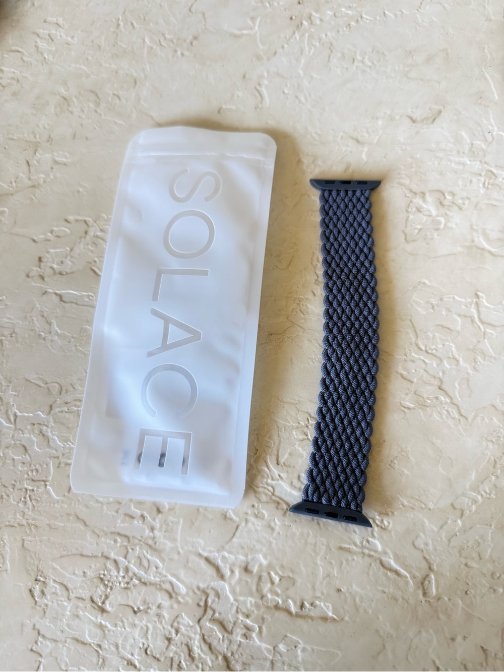 Solace Braided Loop Watch Band - Dark Gray